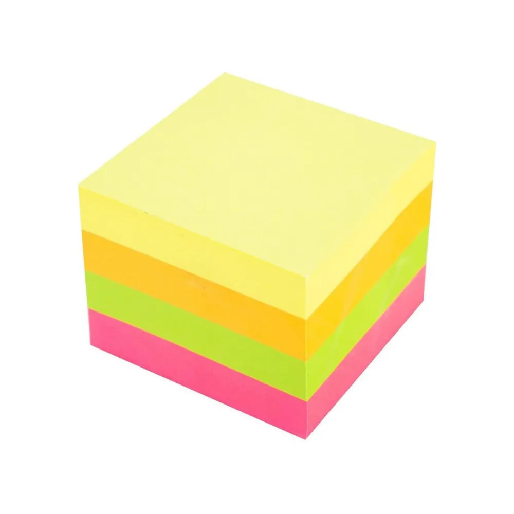 [4011169654399] Info note 75x75 bright cube 4`s 5654-39