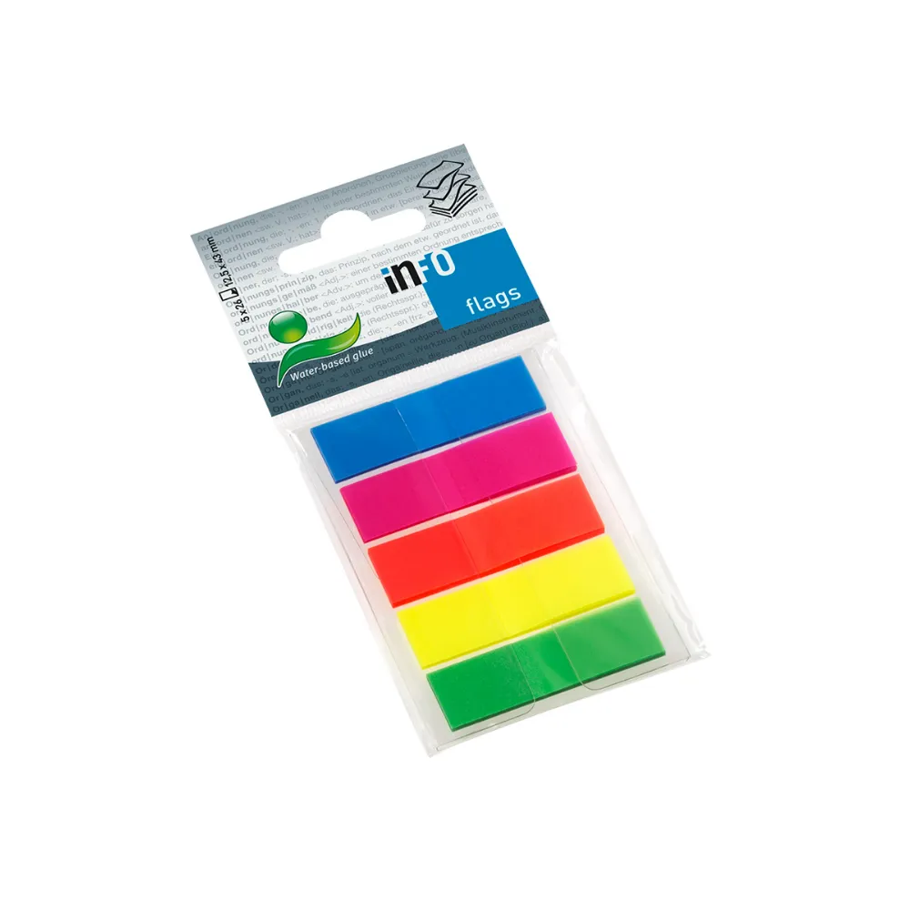 Info Flags 5x26 bright PVC 772751