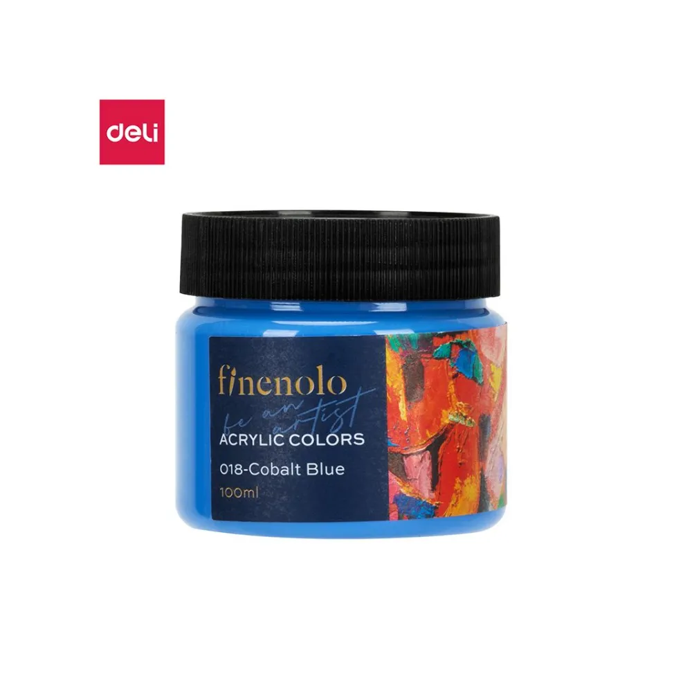 [6975239284771] Paint Acrylic 100ml Cobalt Blue - Finenolo