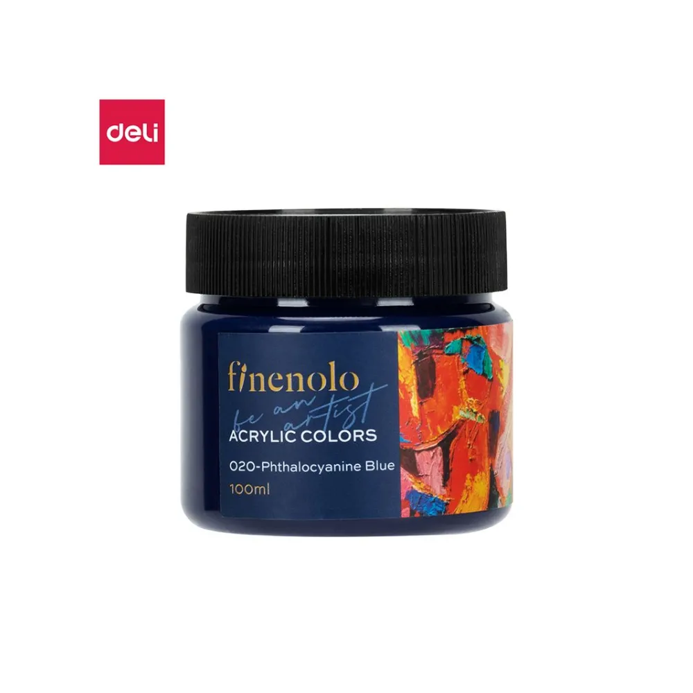 [6975239284795] Paint Acrylic 100ml Phthlocyanine Blue - Finenolo