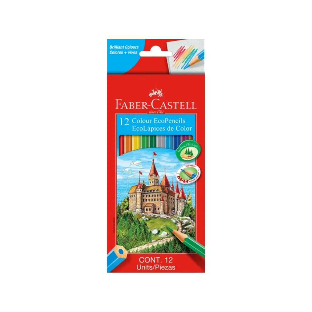 Pencils Colour Eco 12`s - Faber-Castell