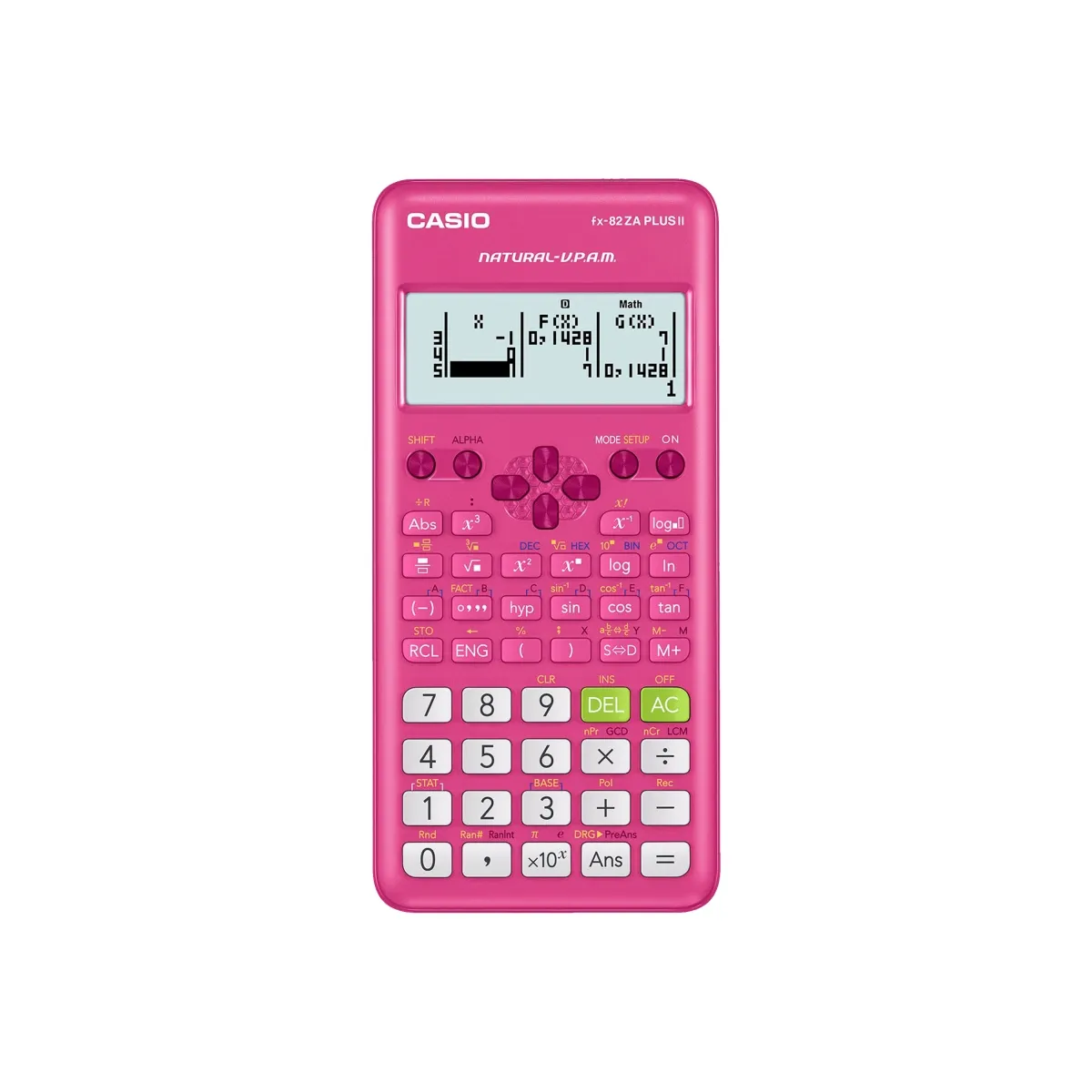 [4549526609848] Calculator Casio FX-82ZA plus II PINK