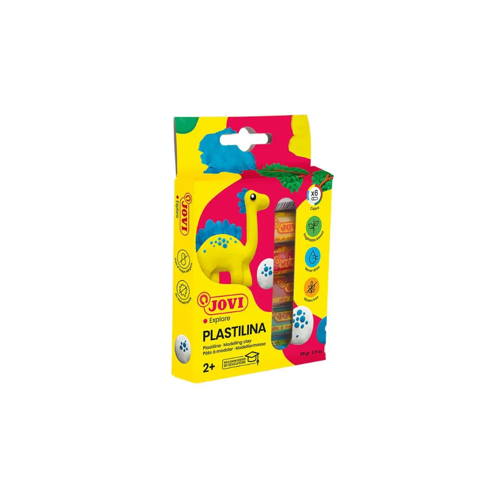 [8412027002158] Modelling Clay Jovi 8x15g Blister Assorted 