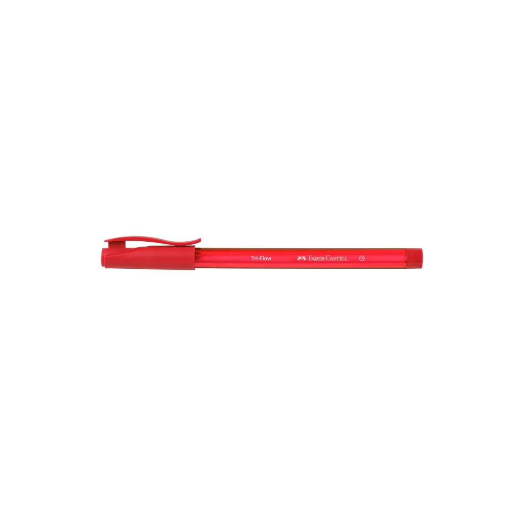 Pen Ball Triflow 1mm Red - Faber-Castell