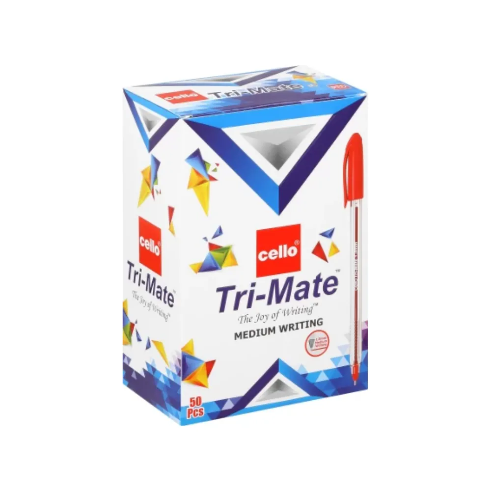 [8904228120446] Pen Cello Tri-mate 1.0 Red