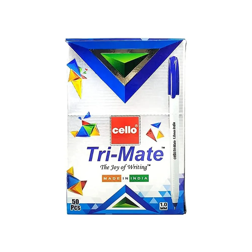 [8904228125304] Pen Cello Tri-mate 0.7 Blue