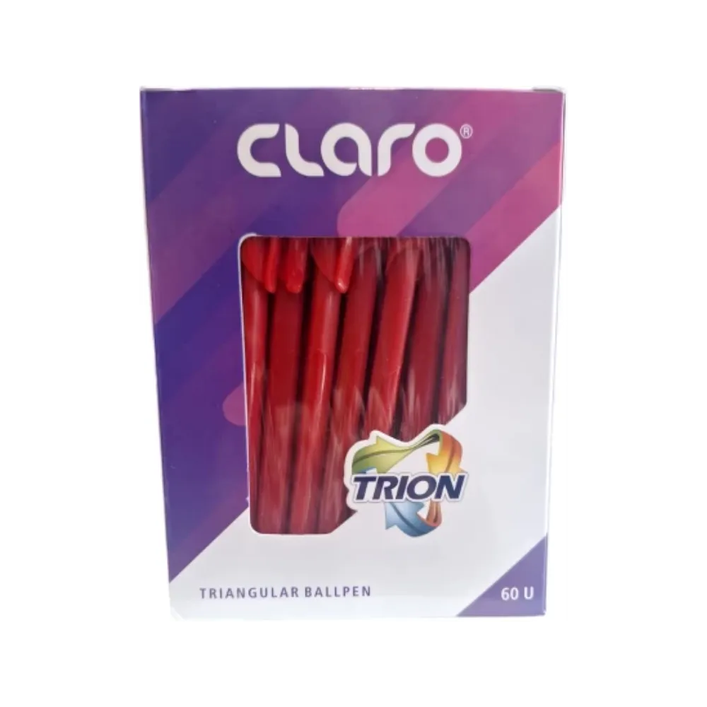 [8907016040094] Pen Claro 0.7 Red 60`s