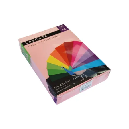 [8993282146073] Paper Cascade 80g A4 ream- Pink
