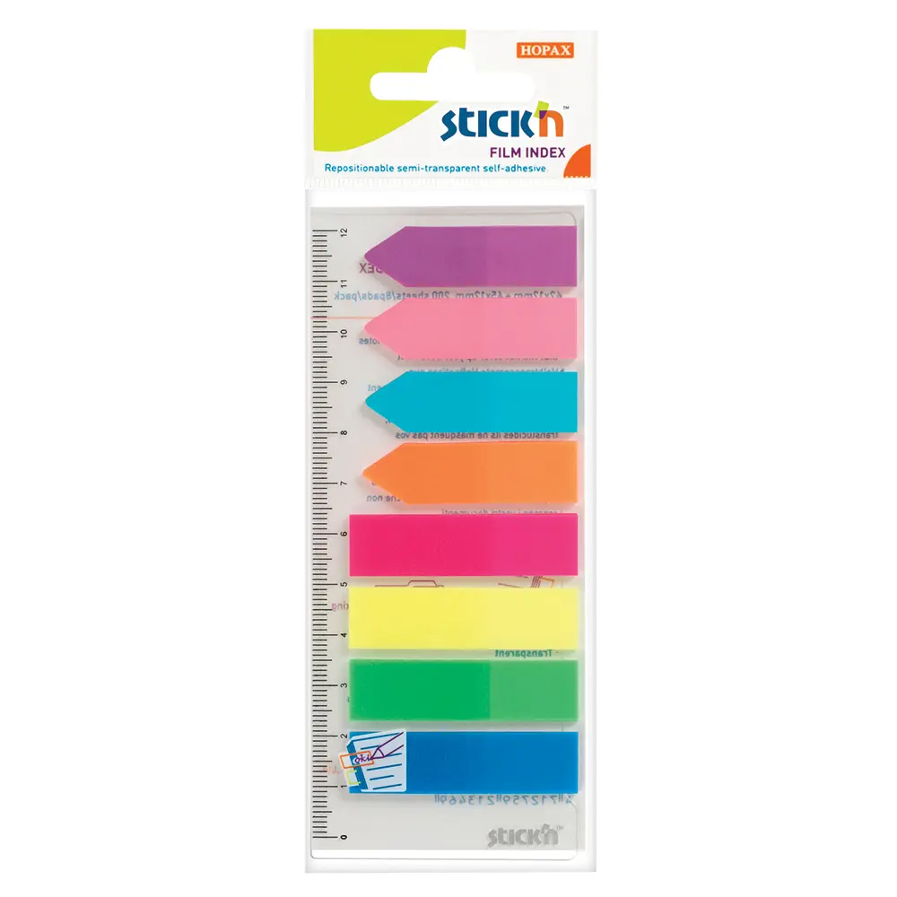 [4712759213469] Film Index Tabs 45mmx12mm Asst 21346