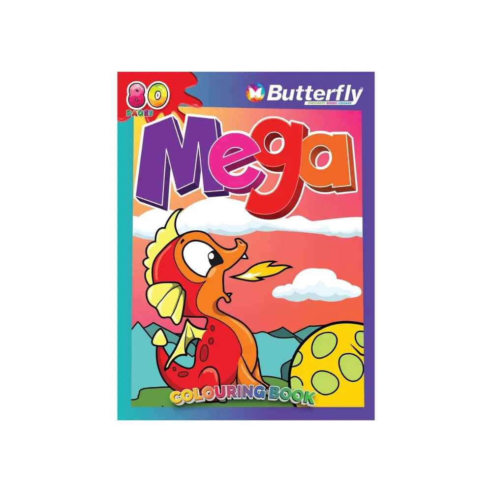 Colouring Book A4 80p - Butterfly