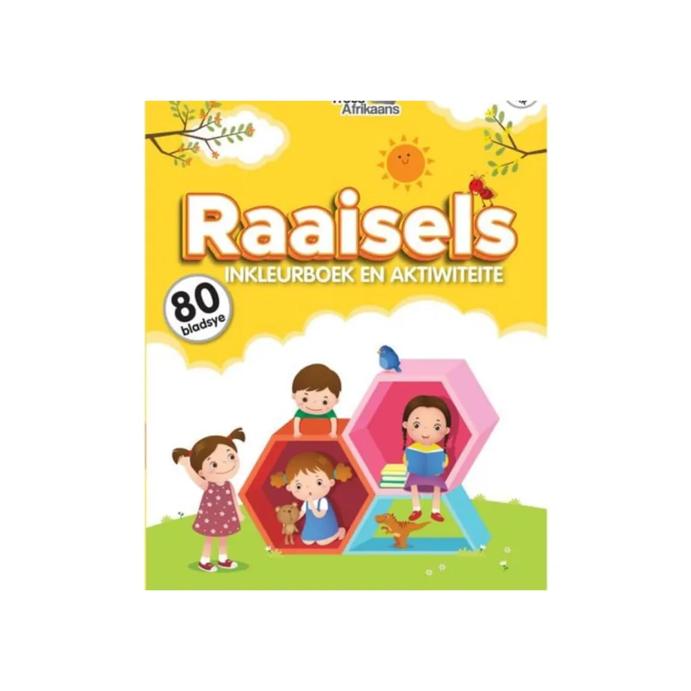 Book Colouring Butterfly - Raaisel Afrikaans 80p