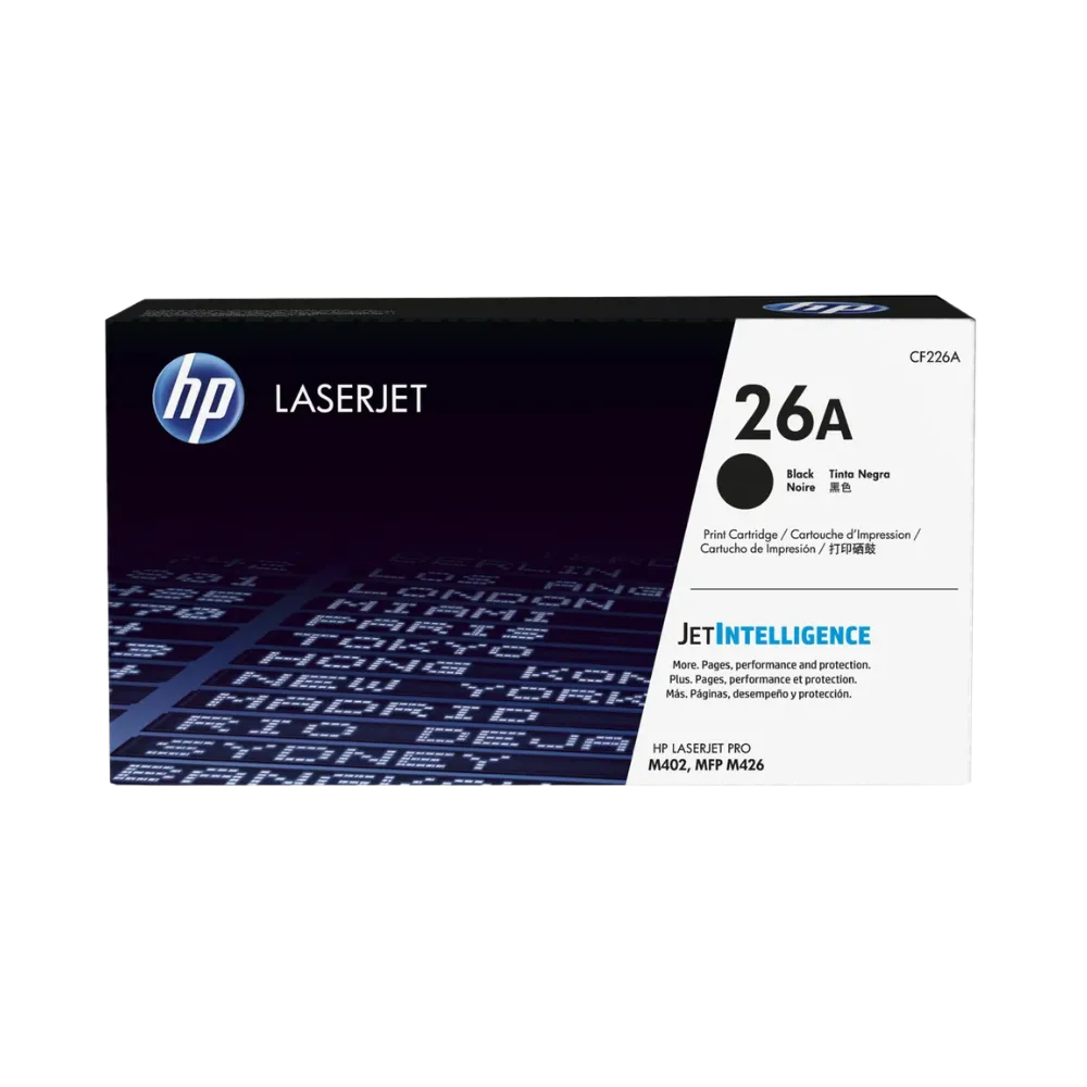 [CF226A] HP 26A Black Toner Cartridge 3,100 Pages Original CF226A Single-pack