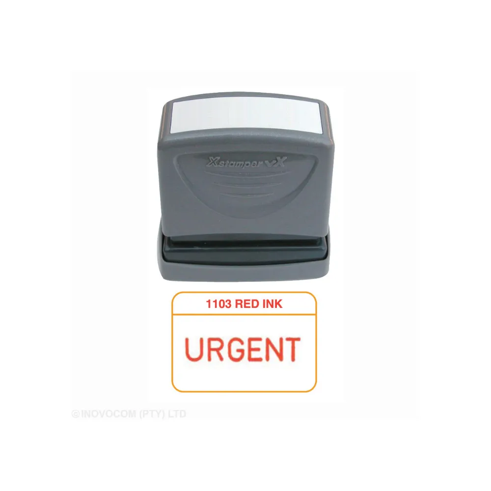 [4974052985935] Stamp Urgent Red 1103 - Xstamper 
