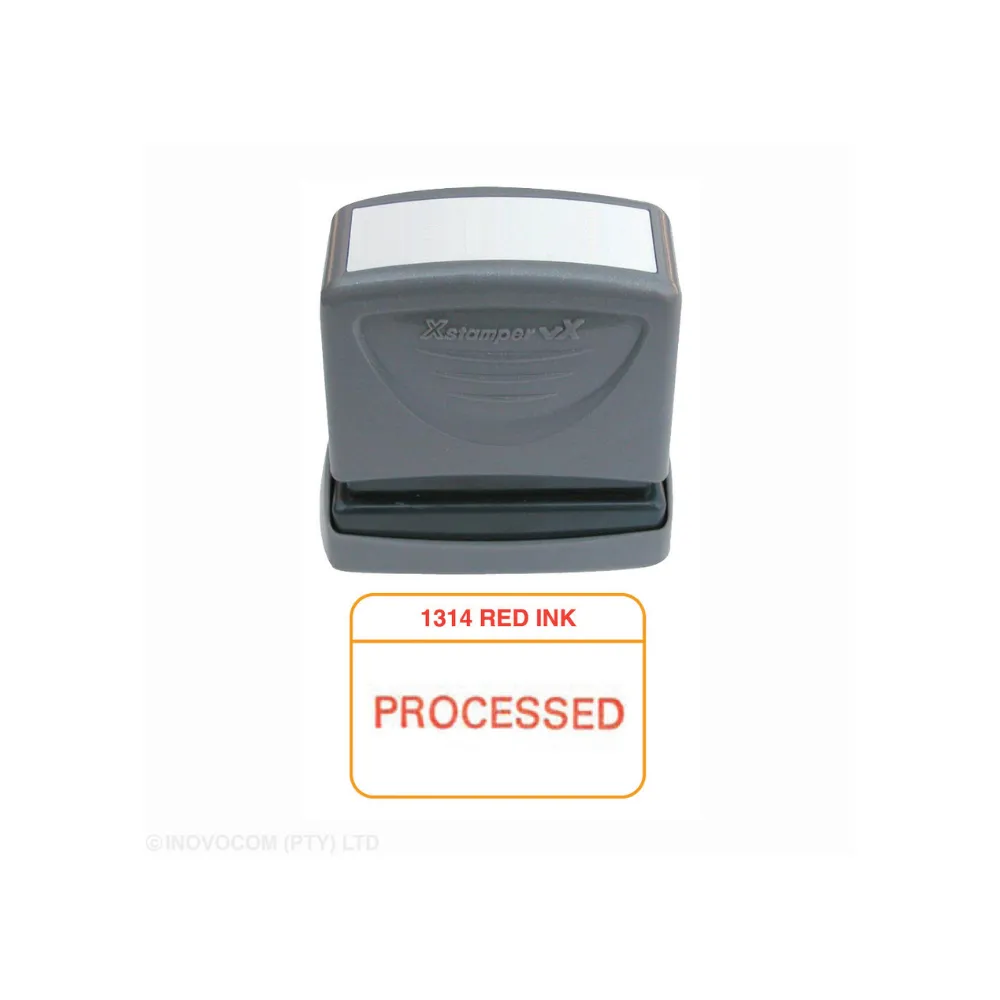 [4974052986468] Stamp Processed Red 1314 - Xstamper 