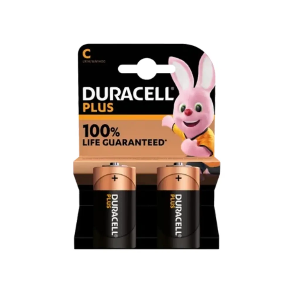 [5000394141827] Battery C Plus 2`s - Duracell 