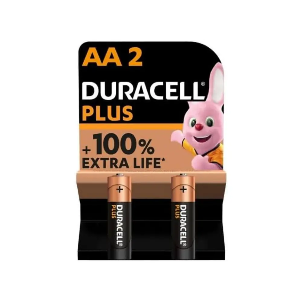 [5000394146921] Battery Plus AA 2`s - Duracell 