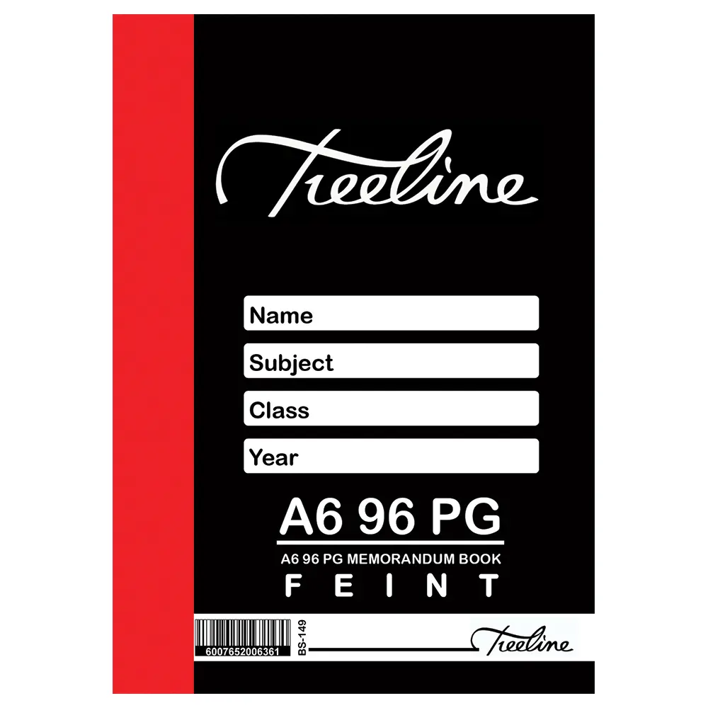 Book A6 96p F/M 10`s - Treeline