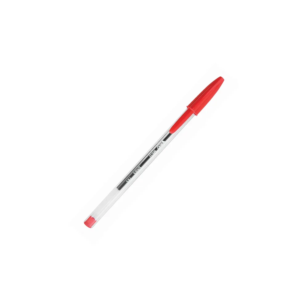 [531] Pen Bic Crystal Med Red Single