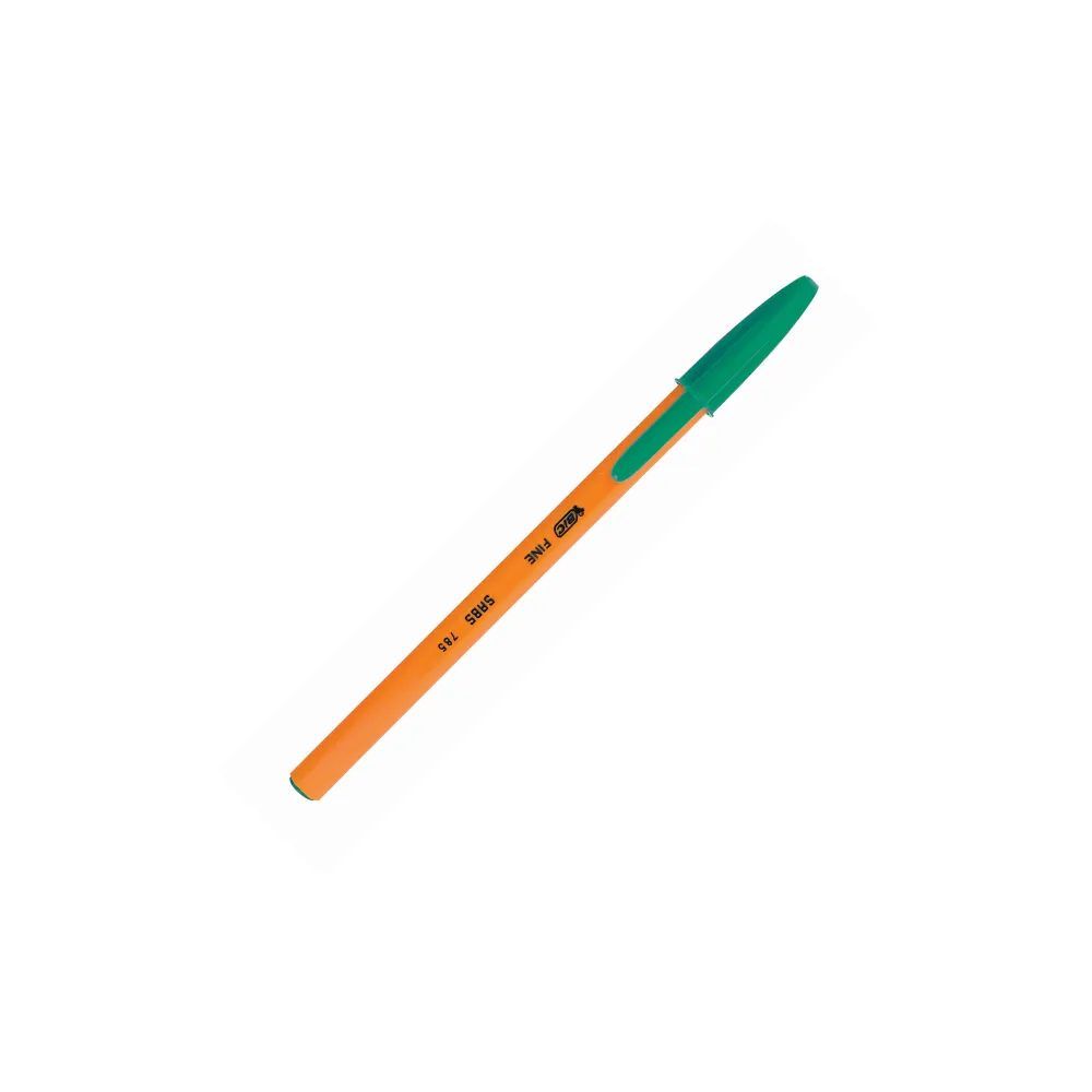 [534] Pen Bic Orange Fine Green Single