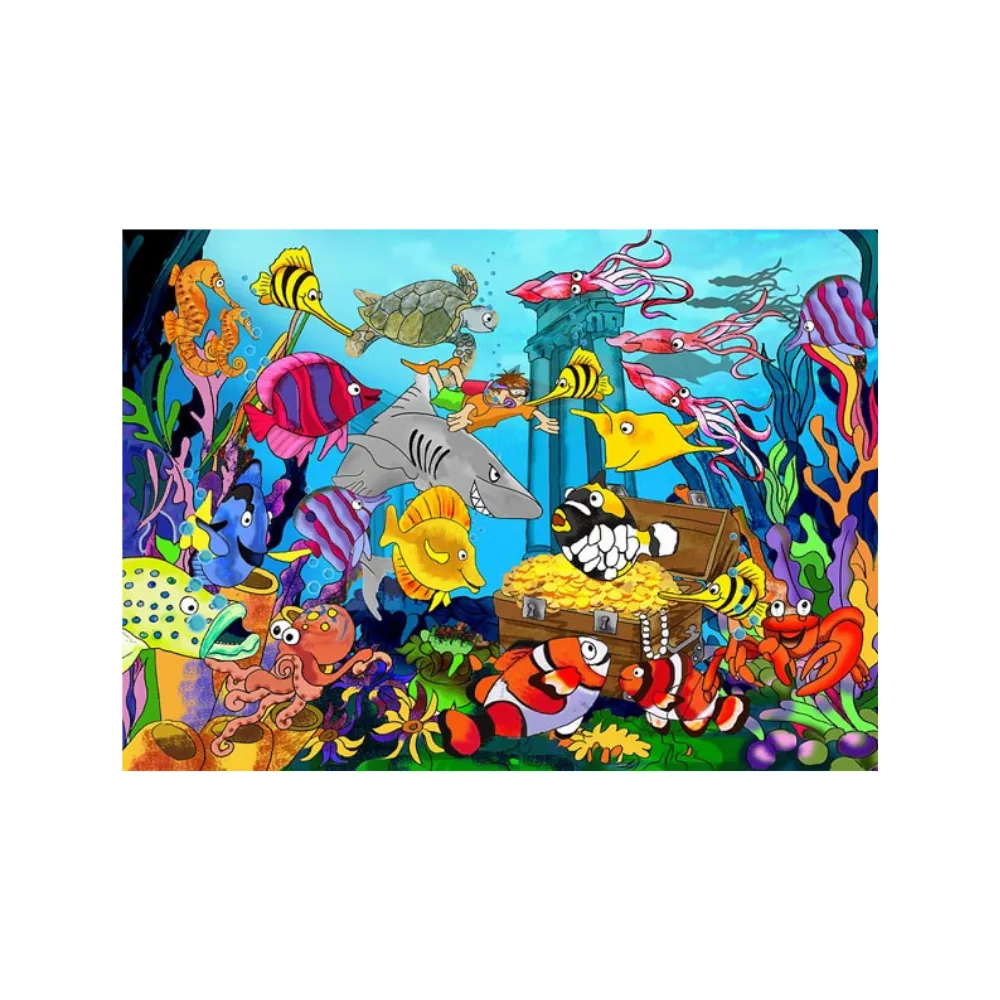 Puzzle 24pc Underwater