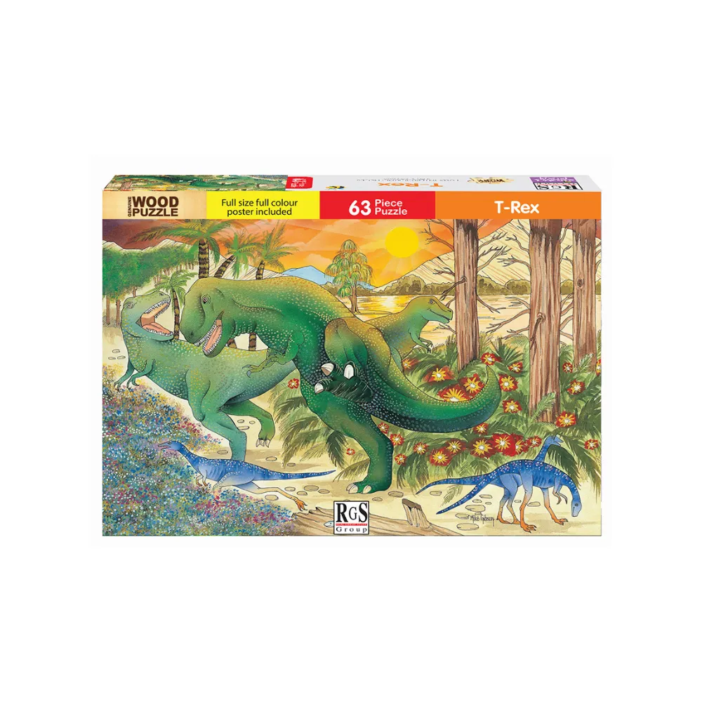 Puzzle 63 Piece Tyrannosaurus
