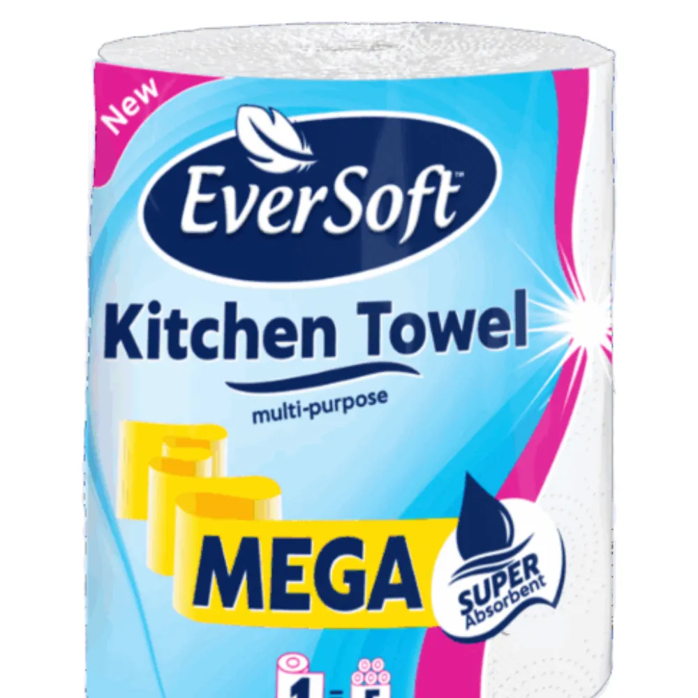 Eversoft Mega Kitchen Towels 250 Sheet