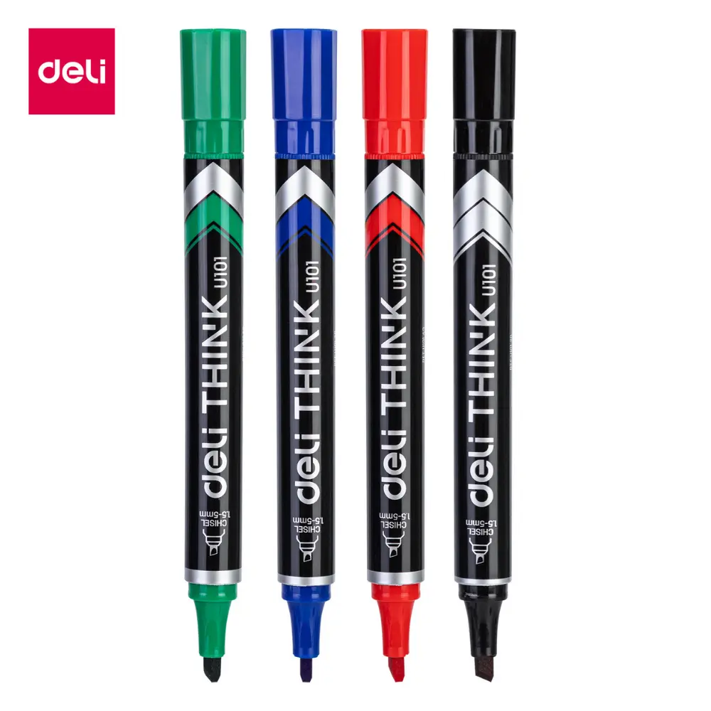 Marker Whiteboard Think Dry Erase Wallet 4`s -Deli Tech