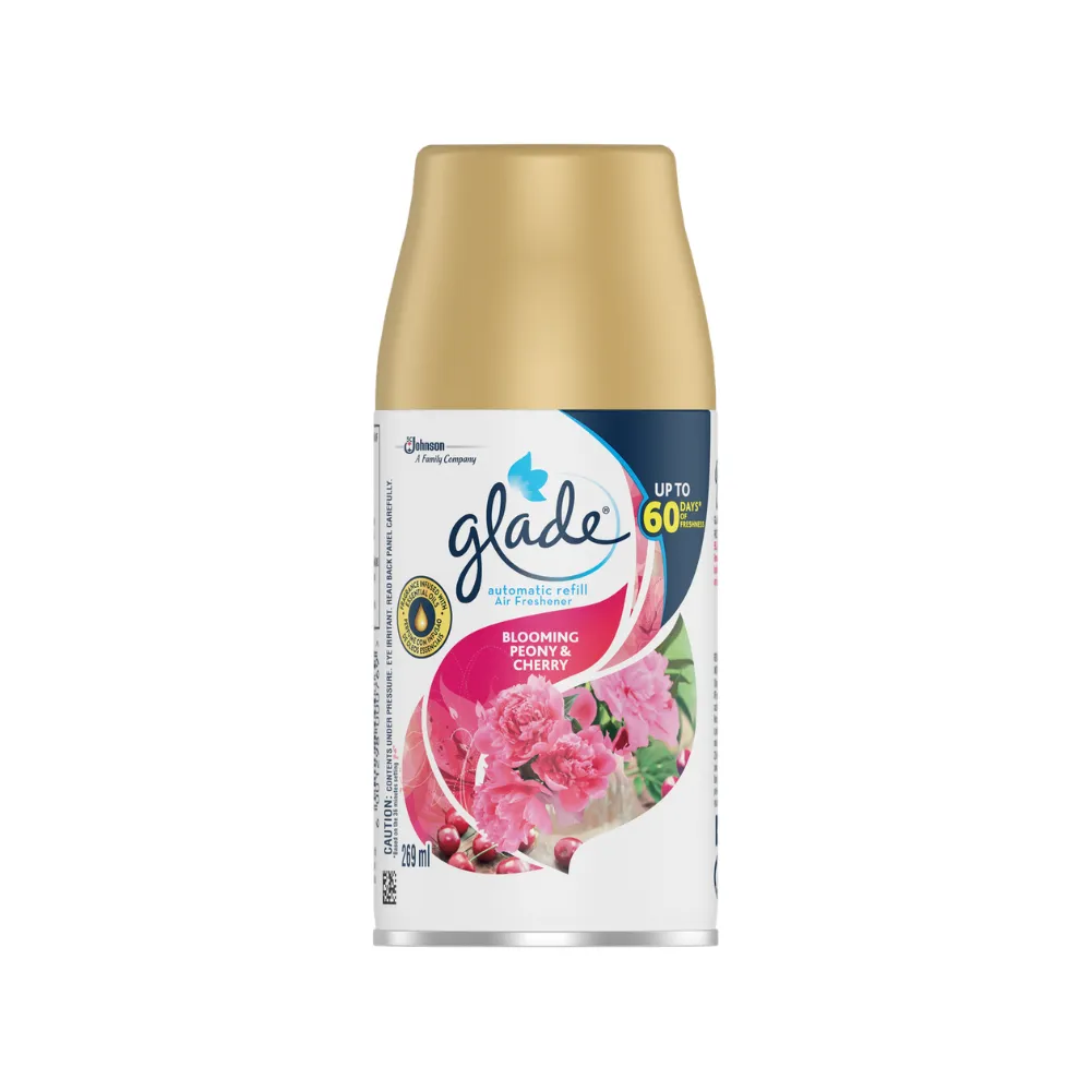 [6001298000769] Glade A/Fresh 269ml Auto Peony & Cherry