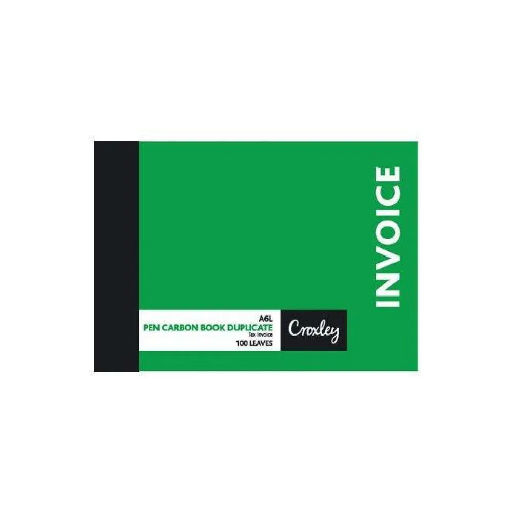 [6001396002566] Book A6 L Invoice Duplicate JD16BO - Croxley 