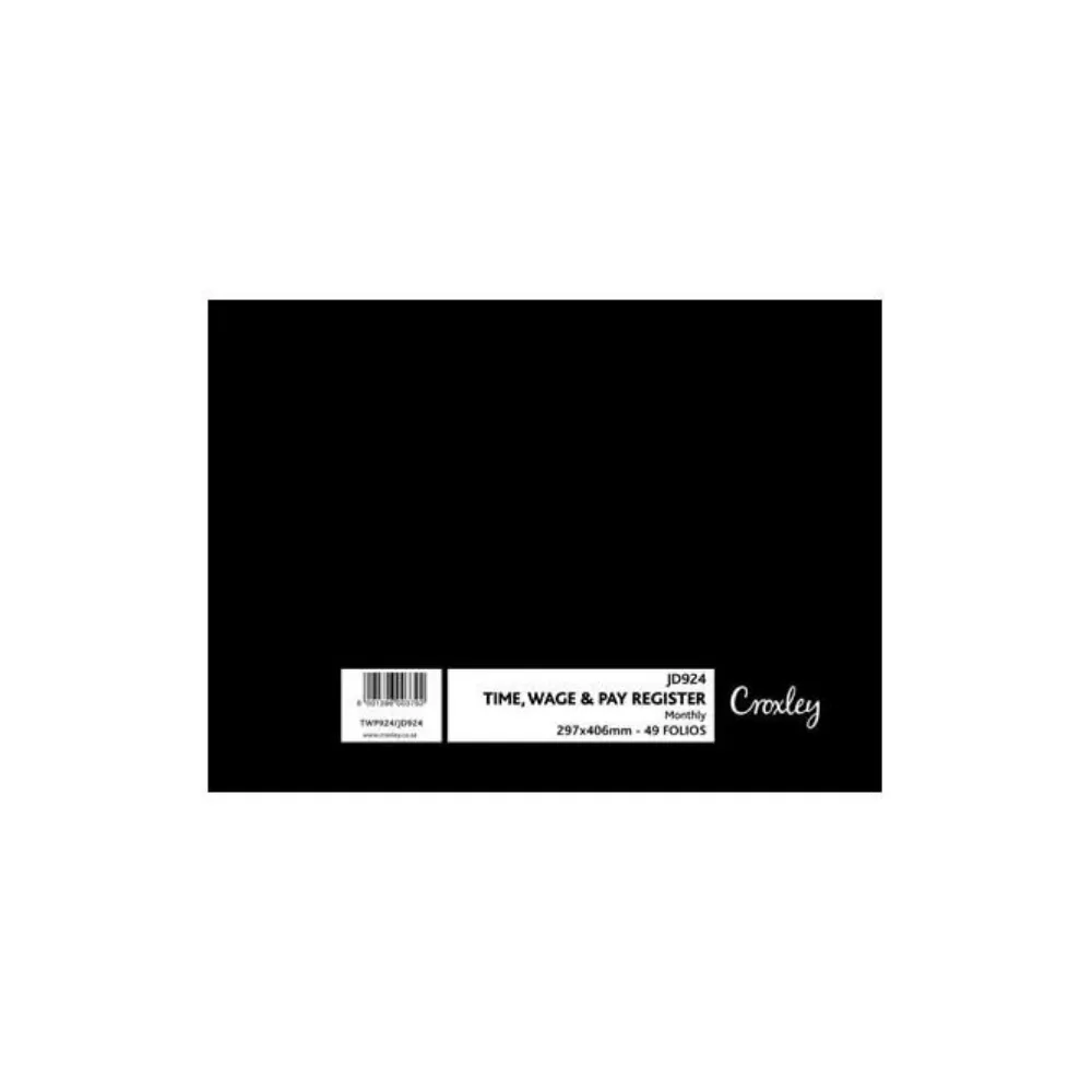 Croxley Book Time Register JD924 -Croxley  