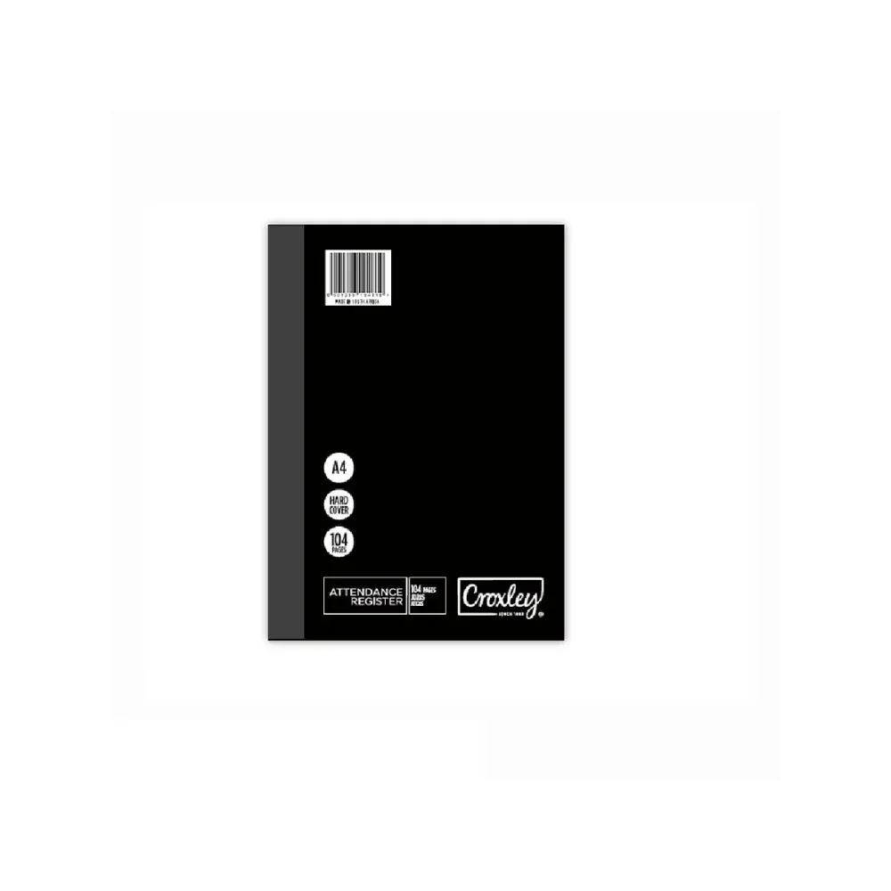 Book A4 Attendance Register 104p JD285