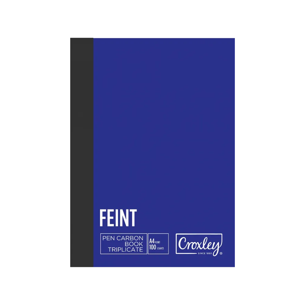 Book A4 Feint Triplicate JD555 - Croxley 