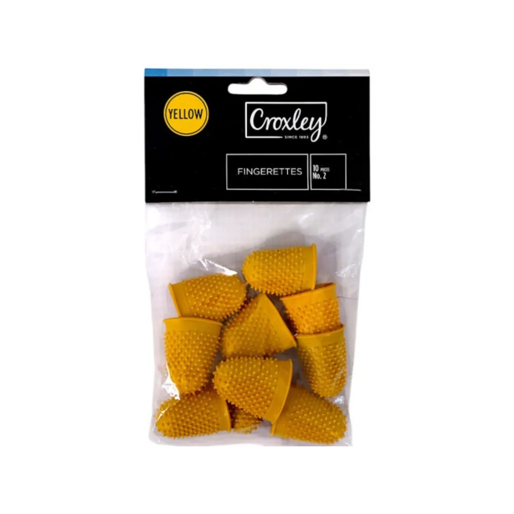 [6001396039555] Fingerettes NO.2 yellow FIN1499
