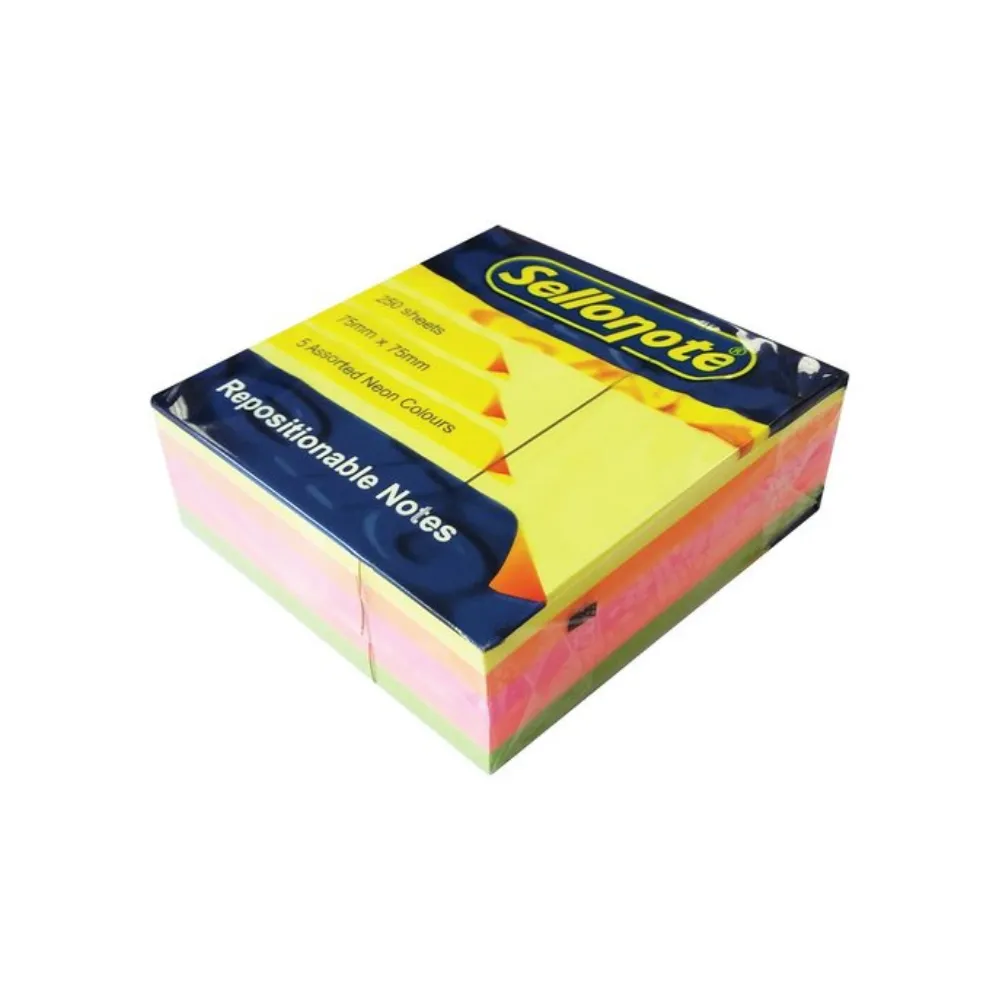 [6001396065752] Sello Note Neon Cube 75x75 250 Sht