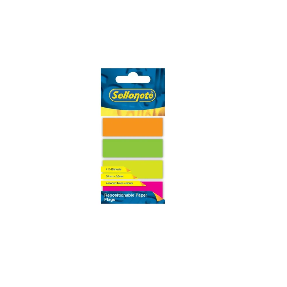 Sellonote Ass Neon Strips 50x20mm 
