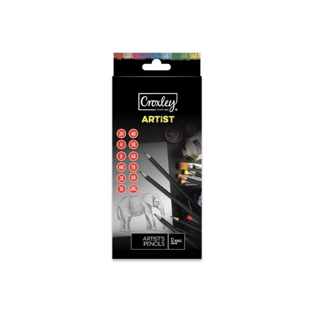 [6001396071616] Pencil Artist Sketch 12`s - Croxley