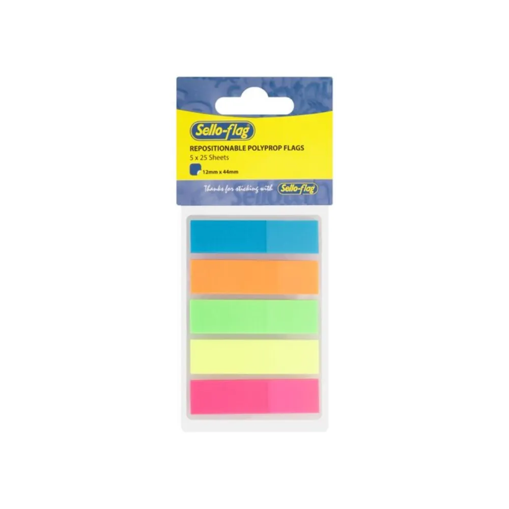 [6001396073641] Sello-Flag pp arrow tabs 5x25 sheets