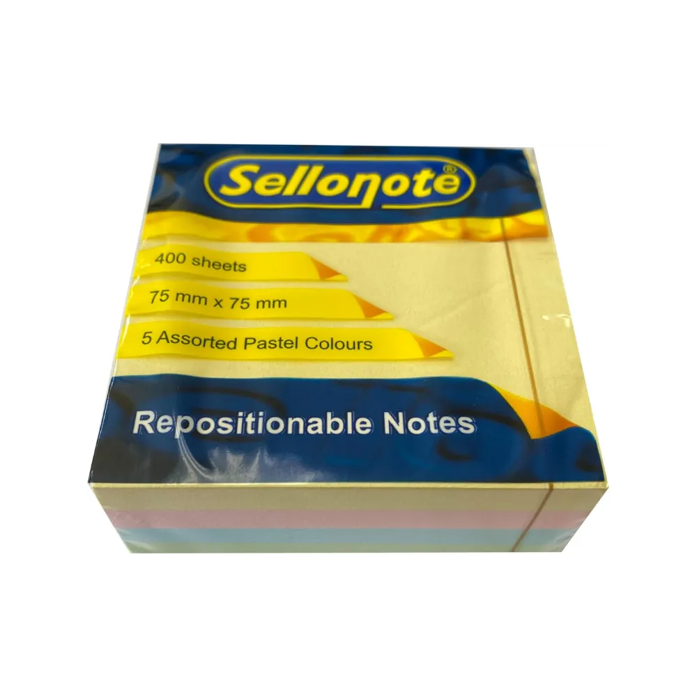 Sello Note Neon Cube 75x75 400 Sht - Croxley 