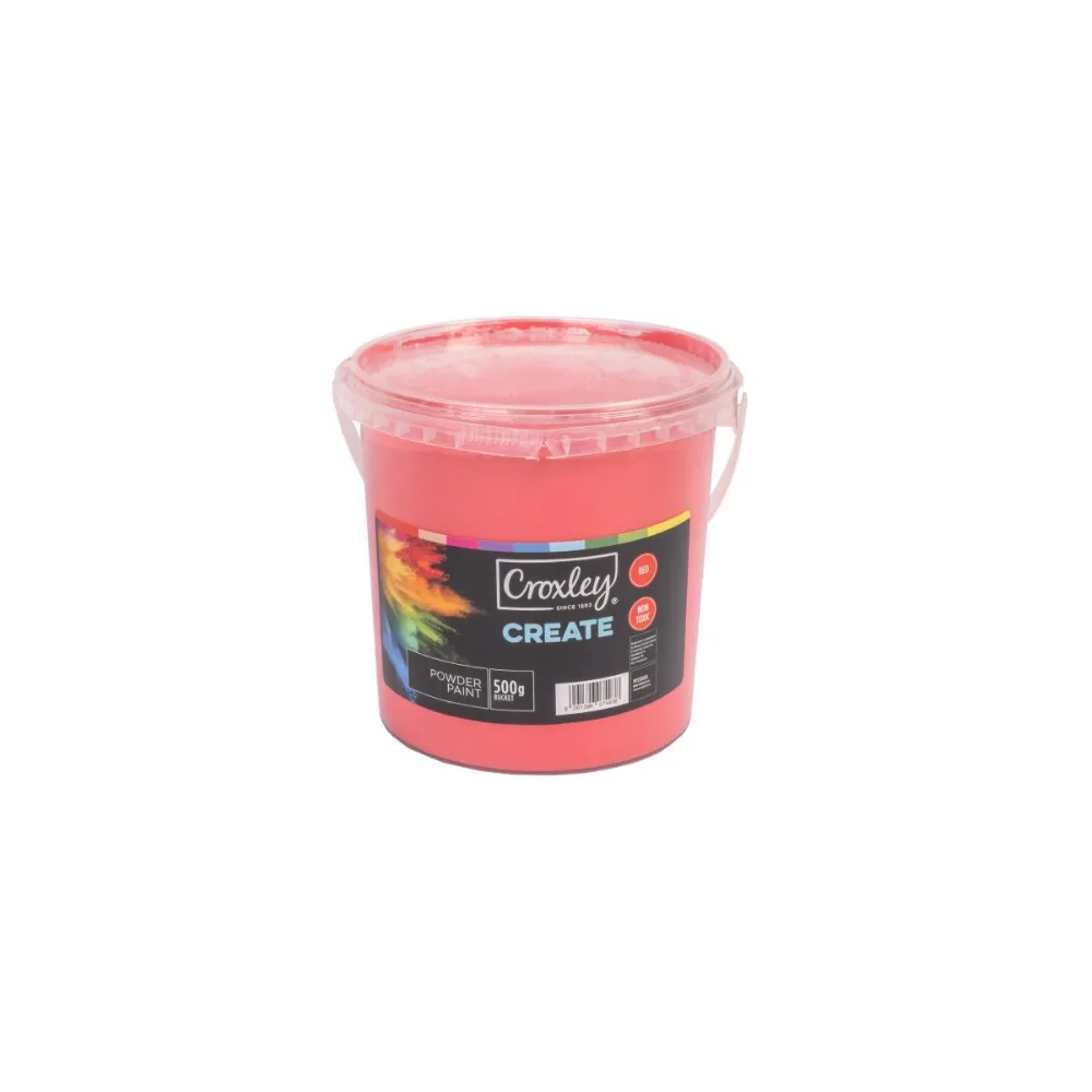 Powder Paint Croxley 500gsm Bucket - Red