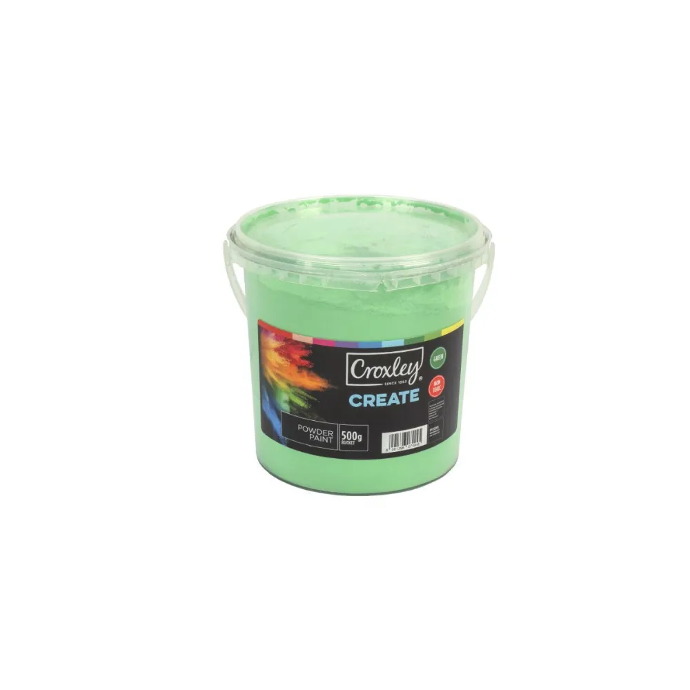 Powder Paint Croxley 500gsm Bucket - Green