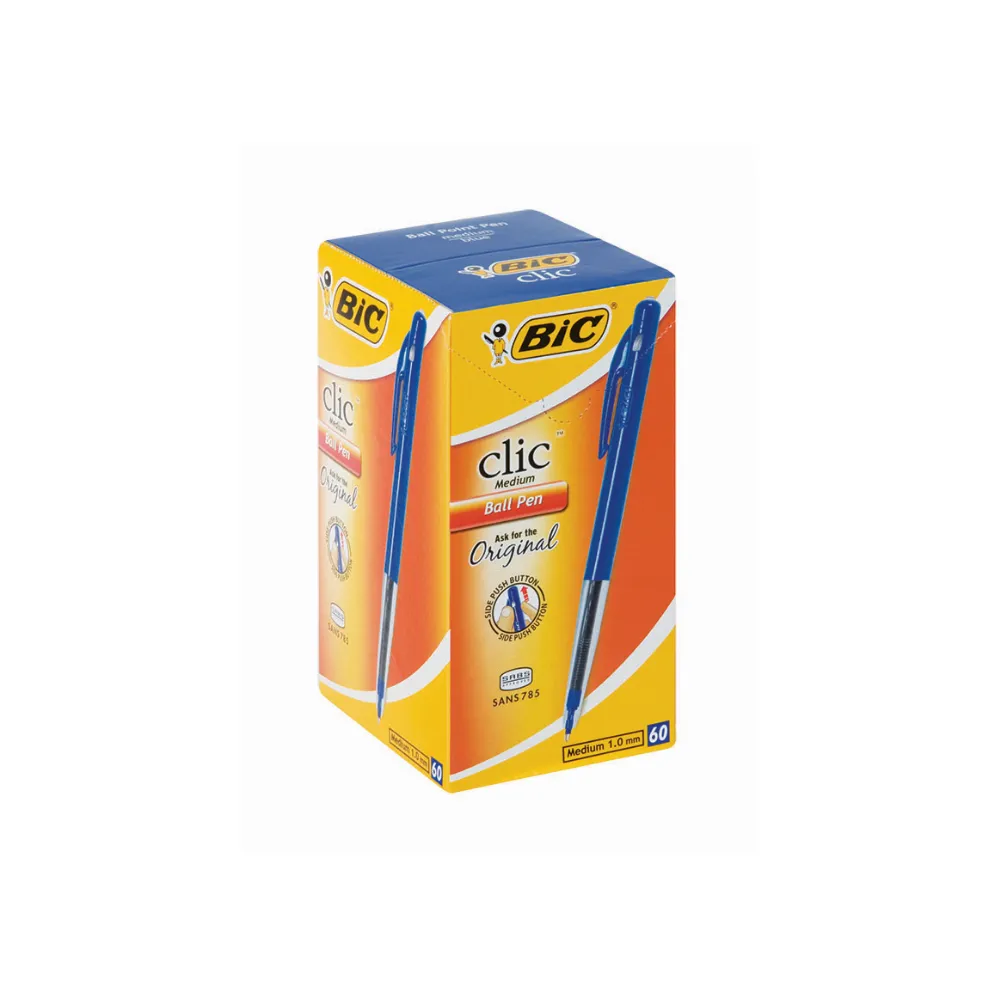 Pen Bic Clic Med Blue 60`s