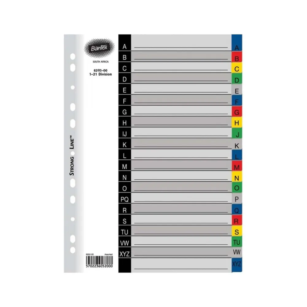Index Divider A-Z - Bantex
