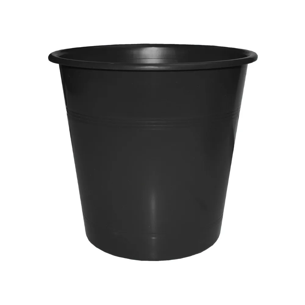 Waste Paper Bin 10lt Black - Bantex