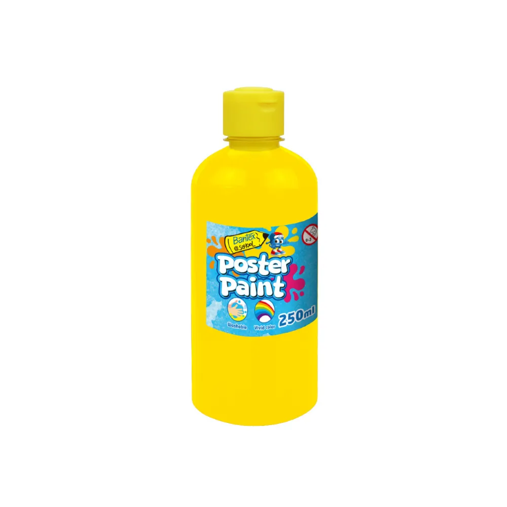 Poster Paint 250ml Yellow - Bantex 