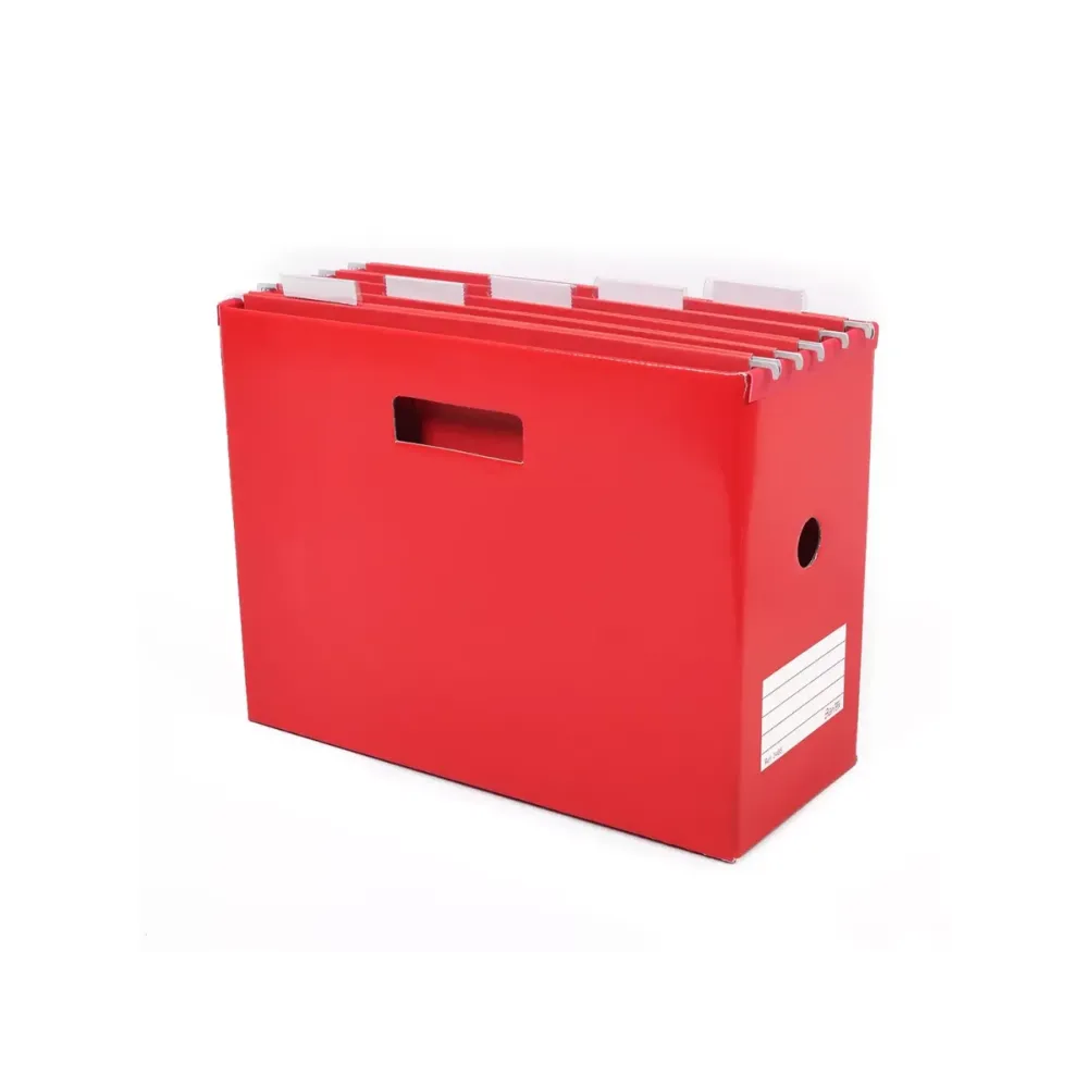 Suspension File Box Portable Red - Bantex 