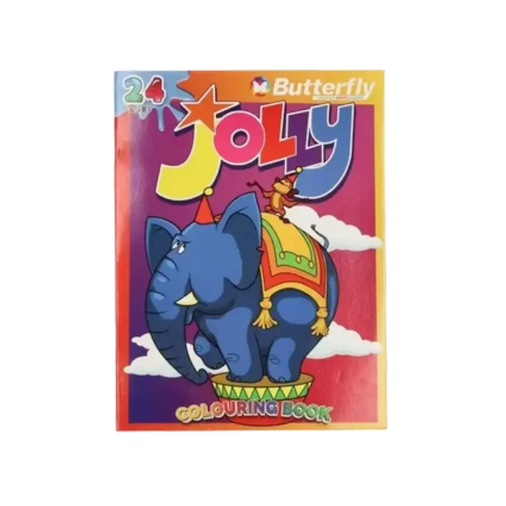 Colouring Book 24p Jolly - Butterfly