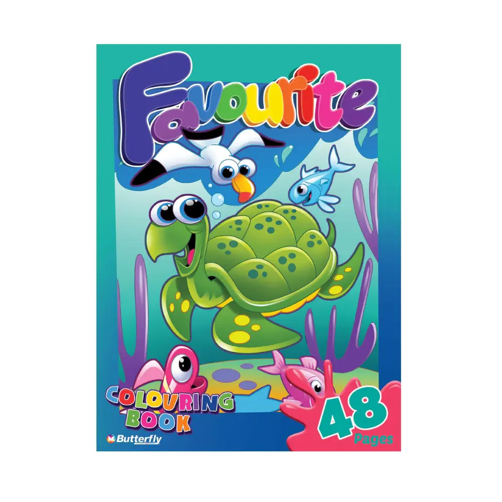 Colouring Book 48p Favorite - Butterfly