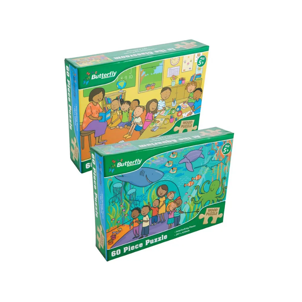 Puzzle 60 Piece Wooden - BSC