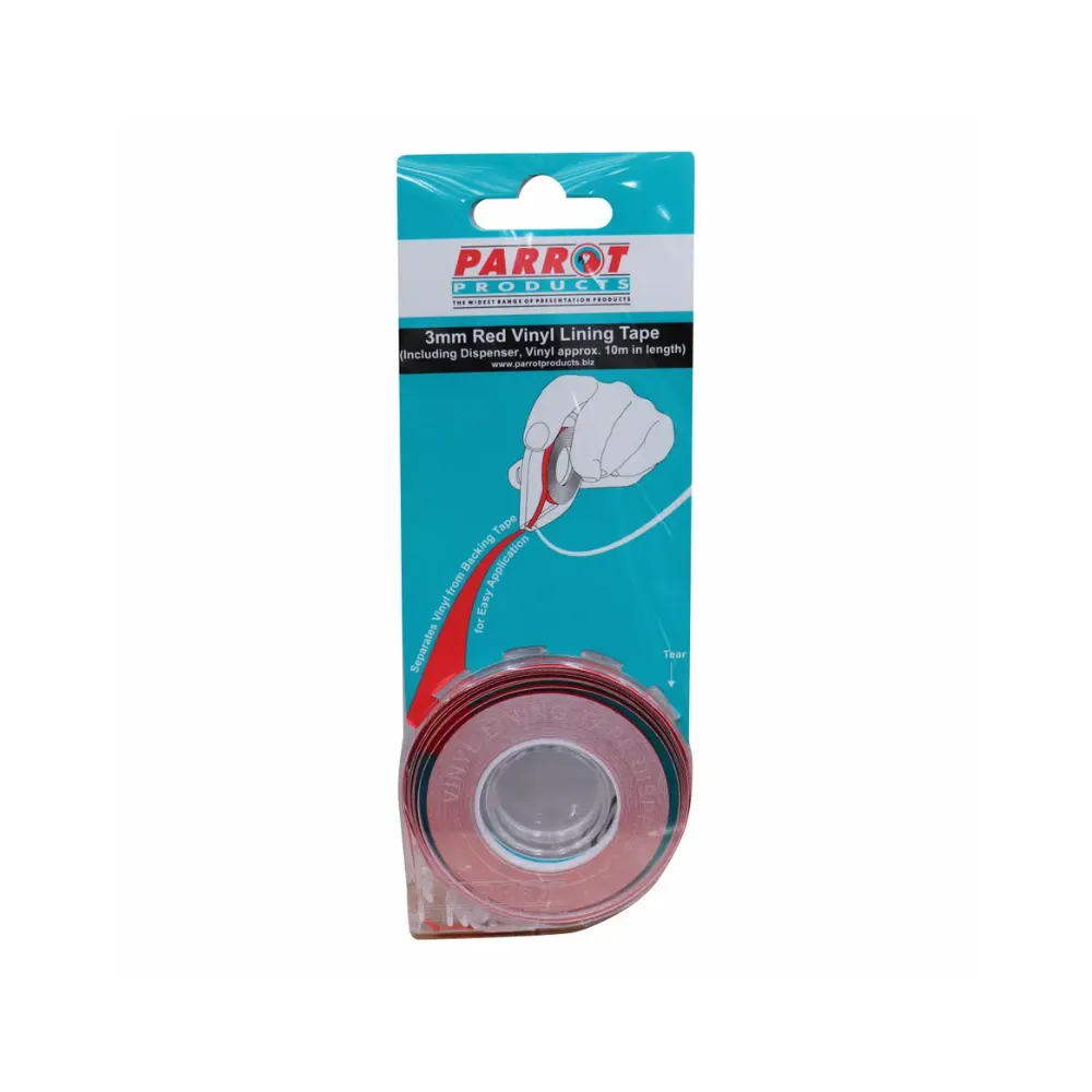 Vinyl Lining Tape 10m 3mm Red - Parrot