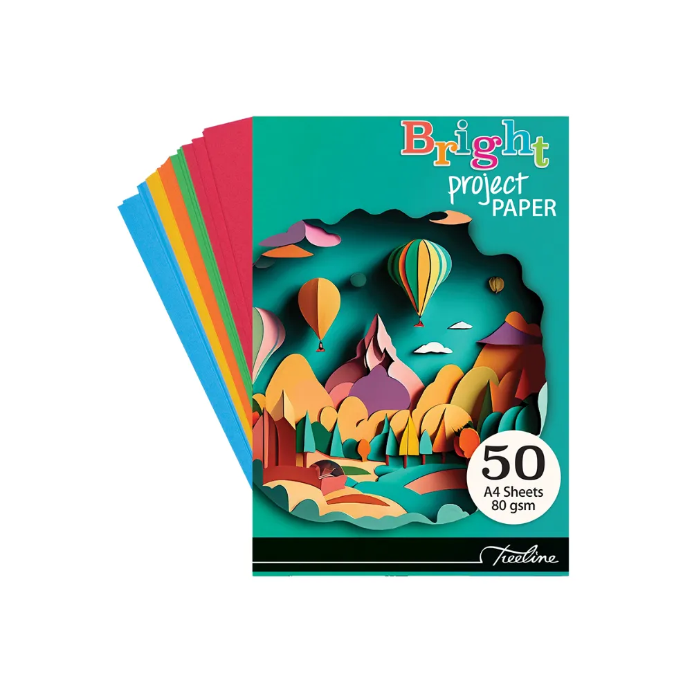 Paper Pad A4 80gsm Bright 50 Sht - Treeline